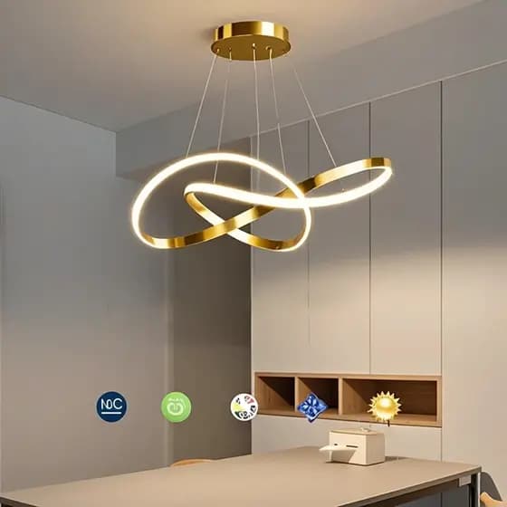Luminária De Teto Pendente Led Moderna Lustre para Corredor Sala Quarto