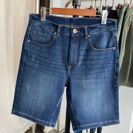 H Casa!Lavagem enzimática da indústria pesada!Etiqueta De corte De gabinete verão masculino Commuter All-Match Casual ci