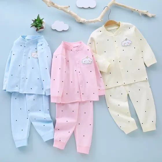 Roupas de bebê recém-nascido desossado 0-3-junho masculino feminino bebê primavera outono crianças pijamas de algodão pu