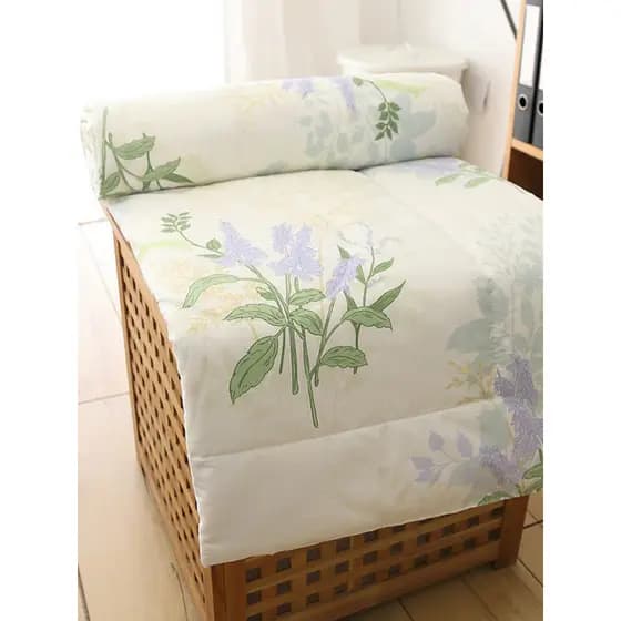 Colcha de verão de algodão lavanda Colcha de ar condicionado Colcha fresca de verão Colcha fina de algodão puro Colcha ú