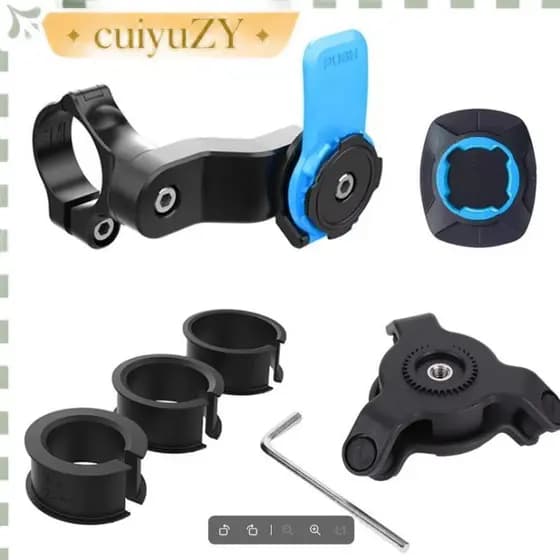 Suporte para Celular Moto Elétrica Quad Lock Articulado Forte Resistente 360º Guidão
