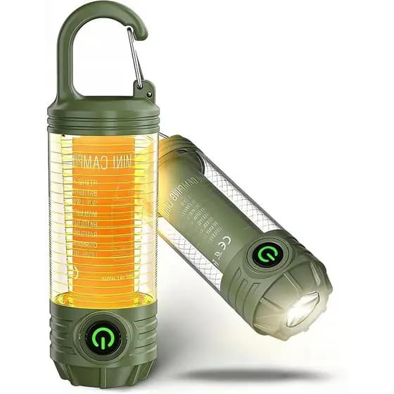 Lanterna LED Recarregável, Lanterna 3 em 1 com 1000 Lúmens, Lanterna LED, À Prova d'Água e Portátil, SOS e 3 Modos de Lu
