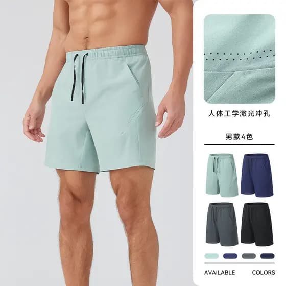 Verão correndo esportes shorts masculinos de Fitness ao ar livre calças de cinco pontos solto shorts casuais respirável