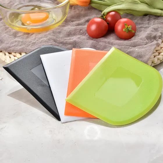 Cortador de plástico raspador espátula massa bolo Silicone amassar almofada creme pão raspador ferramentas cozimento dom