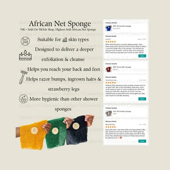 Esponja Esfoliante Africana ZOCA