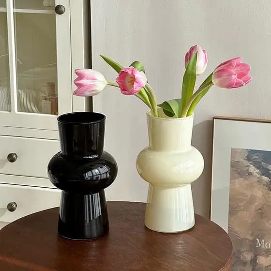 Vaso de vidro Medieval ins estilo flores de alto valor flores secas flores hidropônicas sala de estar mesa de jantar dec
