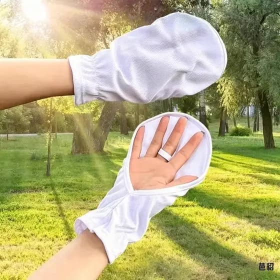 Verão protetor solar luvas senhoras ciclismo ao ar livre condução luvas Anti-UV estilo fino respirável curto mangas sem