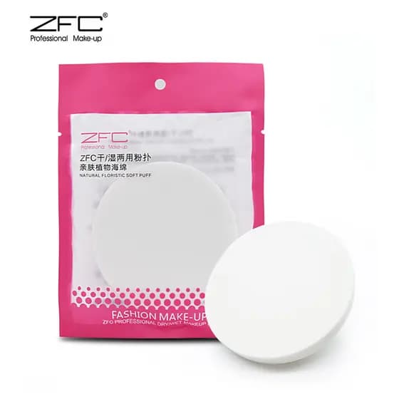 ZFC esponja de dupla utilização seca e molhada, maior em água, esponja para aplicar base, sopro durável, maquiagem molha