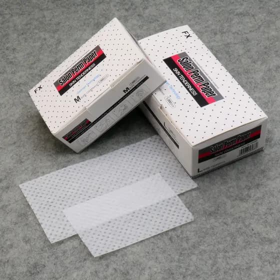 Ultra-fino perm papel perfurado barra de infiltração malha de papel frio perm Gowen quente perm papel de cabelo elétrico