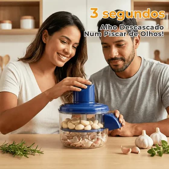 Descascador Automático de Frutas Multifuncional Elétrico Prático para Cozinha