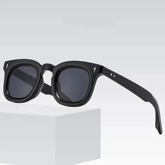 Moda Pequeno Quadrado Óculos De Sol Feminino Retro Rebites Doces Cor Tons UV400 Masculino Punk
