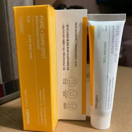 Celimax Ácido Tranexâmico + Creme de Niacinamida 35ml Reparação de Manchas de Rugas Antienvelhecimento
