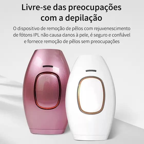 Depilador a Laser de IPL para Remoção Permanente dos Pelos Depilação Depilador eletrico feminino