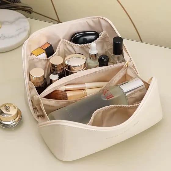 Necessaire Feminina Grande Para Maquiagem e Cosméticos