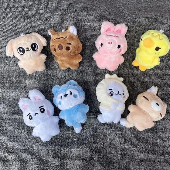 Kpop Idol Stray Kids Cute Cartoon Personagem Skzoo Fanmade Boneca De Pelúcia Recheada 10cm PLLT