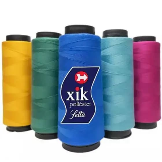 Linha para Costura Resistente 100% Poliéster 1828m / Cores Variadas