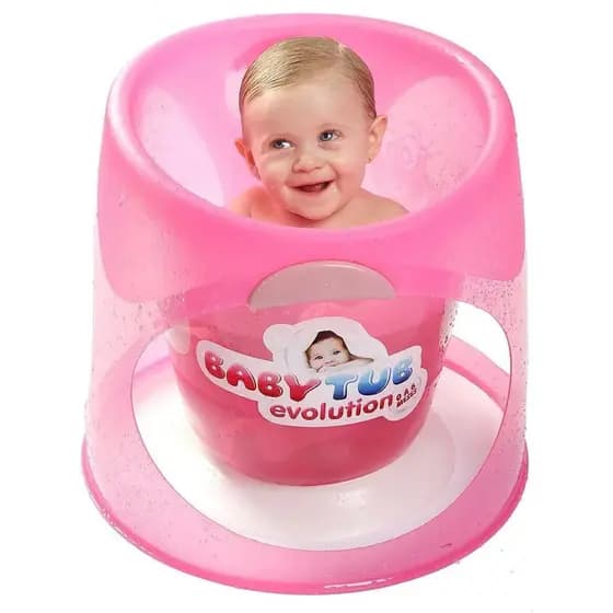 Banheira Infantil Babytub Evolution 0-8 meses Rosa Bebê