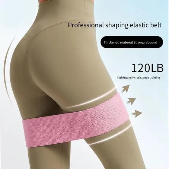 Faixa De Resistência Elástica De Malha Para Levantamento De Bunda , Fitness , Quadril , Yoga , Auxiliar , Casa , Antider