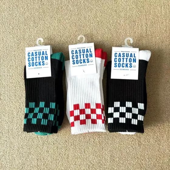 3 pares outono inverno meias grossas masculinas Mid-Tube desodorante Street Wear basquete esportes elástico quente algod