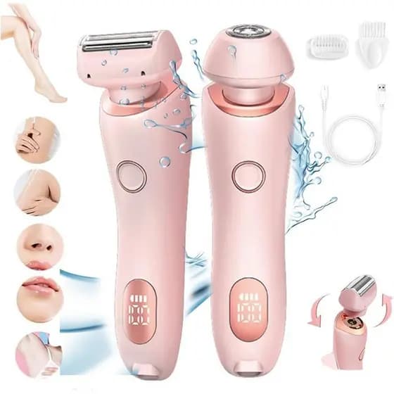 Silkglide Pro - O melhor removedor de pelos com sensação de seda de 2025, um removedor de pelos elétrico dois em um para