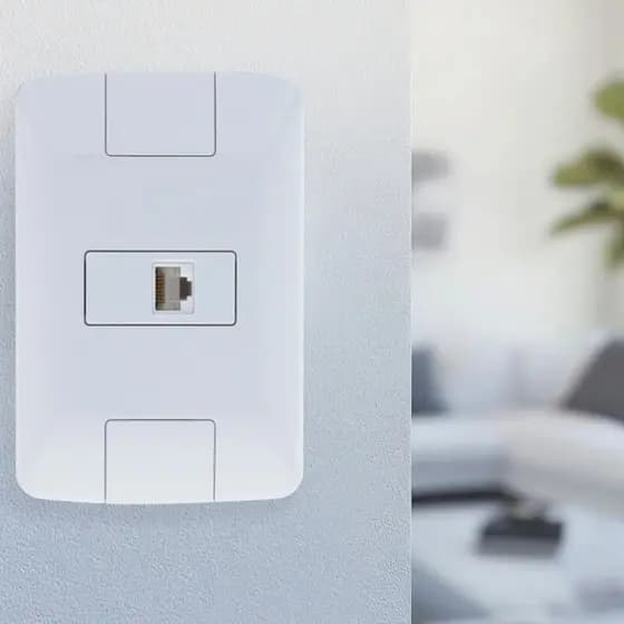 Kit Módulos Tomada Cabo de Rede Rj45 Tramontina Aria Branco