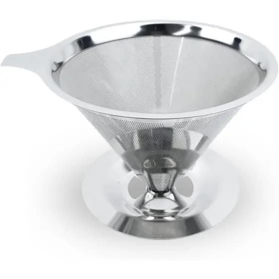 Coador Filtro Café 103 em Aço Inox Reutilizável – Sustentabilidade, Sabor e Praticidade no Seu Café