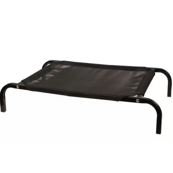 Cama Pet Suspensa Elevada para Cachorros e Gatos | Estrutura de Aço Reforçada | Tecido Respirável | Portátil | Tamanho M