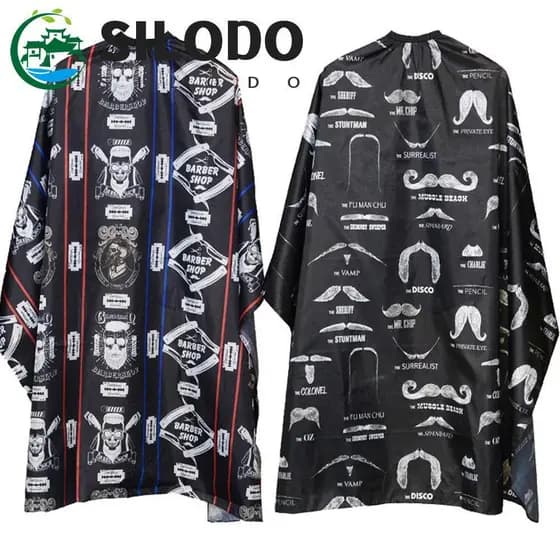 SILODO Vestido De Cabeleireiro , Capa Antiestática Para Corte De Cabelo Profissional , Tintura Salão Barbeiro , Aventais