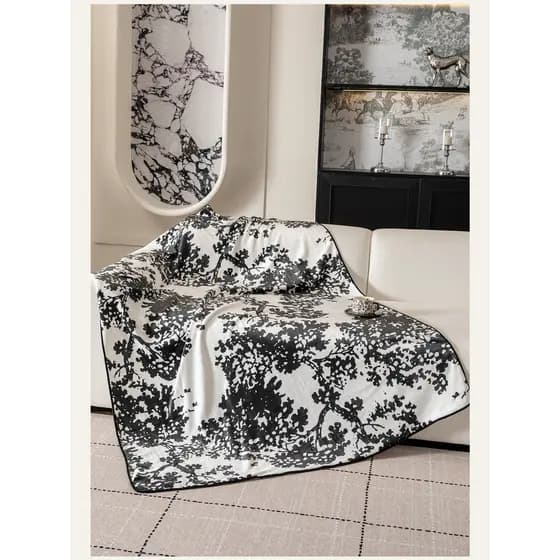 Francês High-End luz luxo engrossado cobertor doméstico sofá capa cobertor manter quente multifuncional escritório Nap c