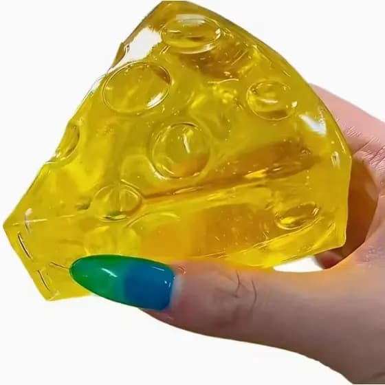 Squishy Mel Queijo Quadrado Brinquedos Super Macio Mochi Squeeze Brinquedo Engraçado Anti-stress Sensorial Para Adultos