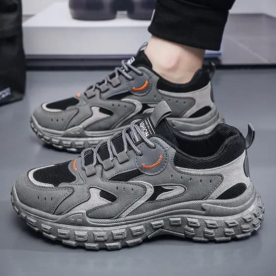 Sapatos masculinos de verão 2025 Novo estilo masculino antiderrapante esportes casuais sapatos da moda All-match canteir