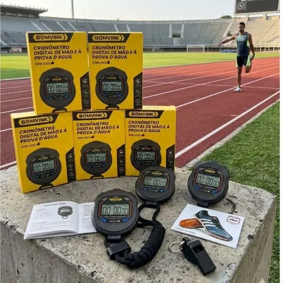 kit 5 Cronômetro digital Besportble, cronômetro, esportivo, cronômetro, cronômetro