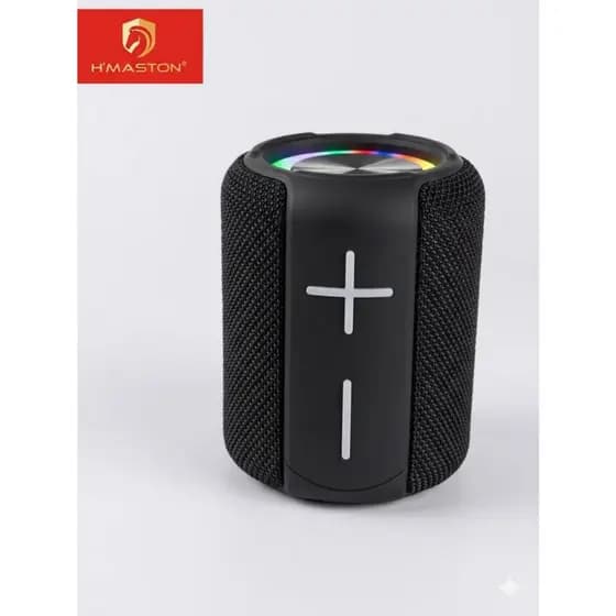 Caixa De Som Bluetooth Com Led Rgb H'maston TN07