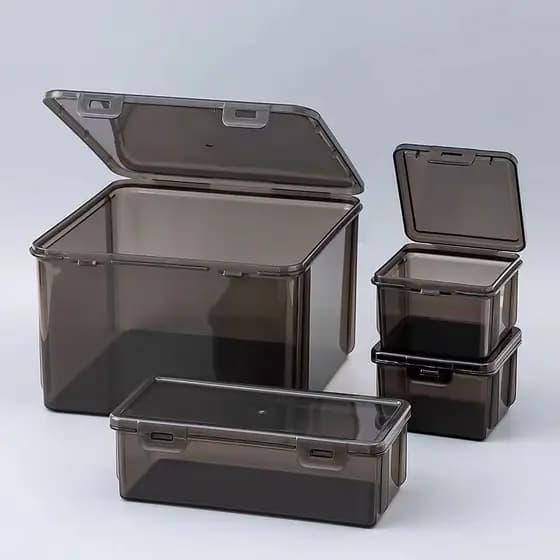 Caixa de armazenamento multifuncional, armazenamento de mesa doméstico, ferramenta útil, saco de armazenamento de plásti