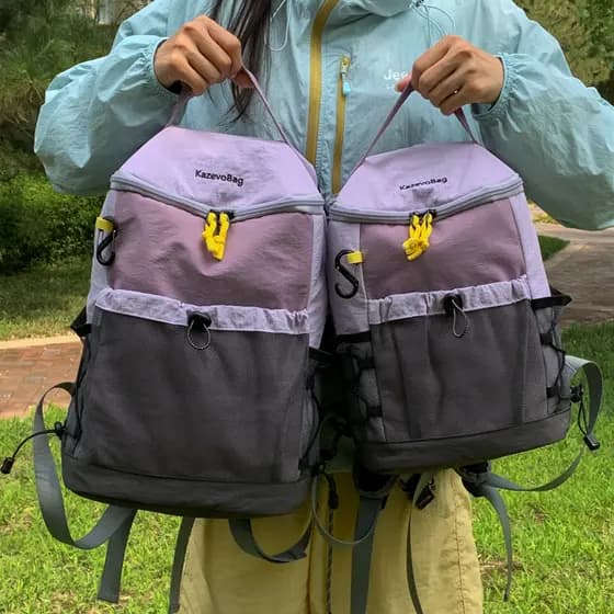 2026 Mochila multifuncional de grande capacidade para escalada ao ar livre Bolsa de viagem Mochila com cordão de malha