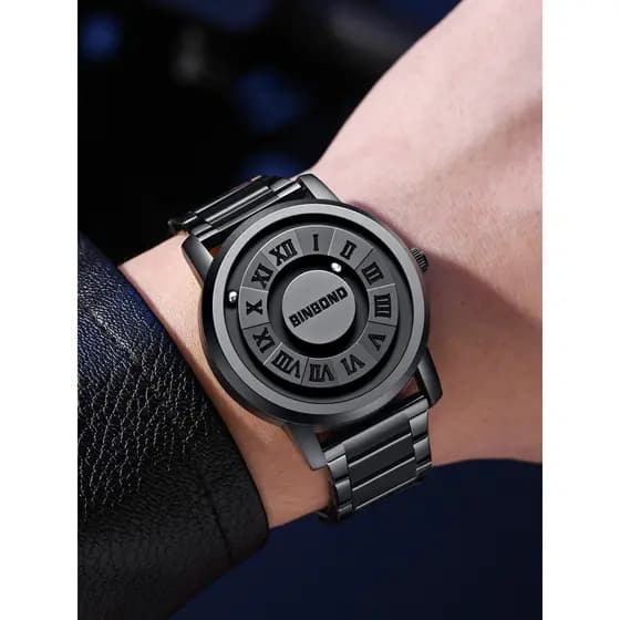 relogio feminino pequeno delicado relogio feminino luxo BINBOND/Binbon Novo Estilo Levitação Magnética Relógio de Bola M