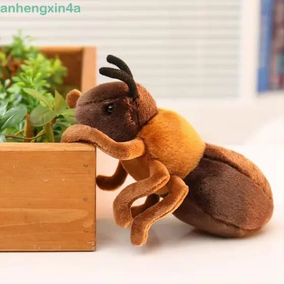 ANHENGXIN Lilttle Ant Brinquedos De Pelúcia , De Animais Realistas , Boneca Formiga Kawaii De 18 Cm