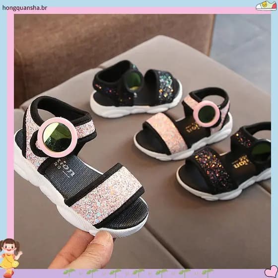 Crianças E # 39kit De Sandália ; s (3 Pares) Para Meninas Meninos , Volta Às Aulas , Tecido Com Velcro