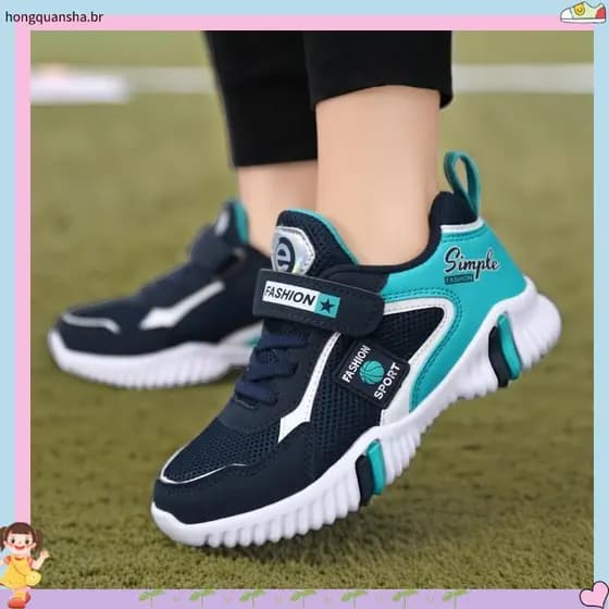 Crianças E # 39 ; s Tênis , Sapatos , Menino & Meninas Esportes , De Corrida , Sola De Malha Respirável Macia .