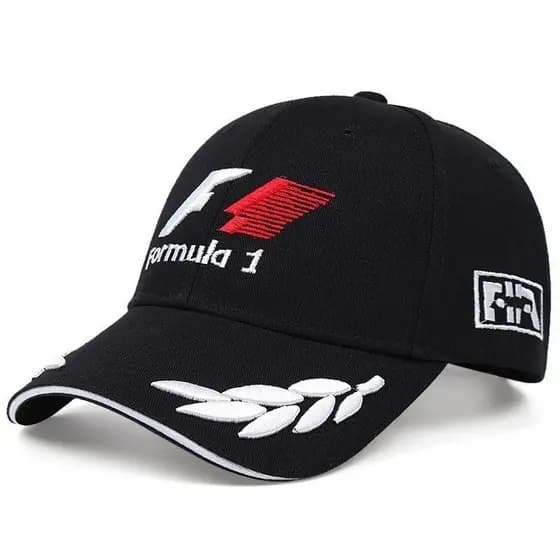 Lazer Ao Ar Livre Esportes Beisebol F1 Corrida Motocicleta Equitação Bordado Boné De Pico Moda Proteção Sol Chapéu