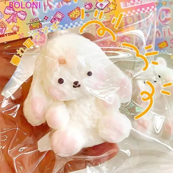 BOLONI Coelho Squeeze Brinquedos , Ovelha TPR Cão Recuperação Lenta Brinquedo , Rápida Interessante Relaxado Gato Fidget