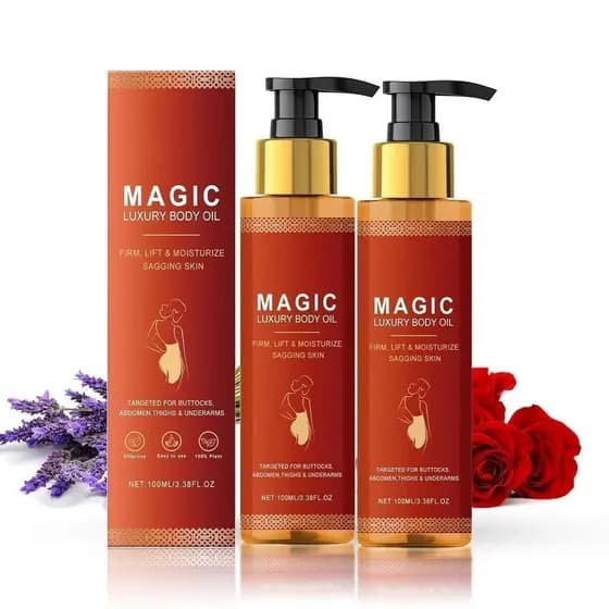 Óleo Corporal Mágico Reduz Rugas, Aumenta a Elasticidade, Suave, Adequado para Todos os Tipos de Pele UK0H V3RB