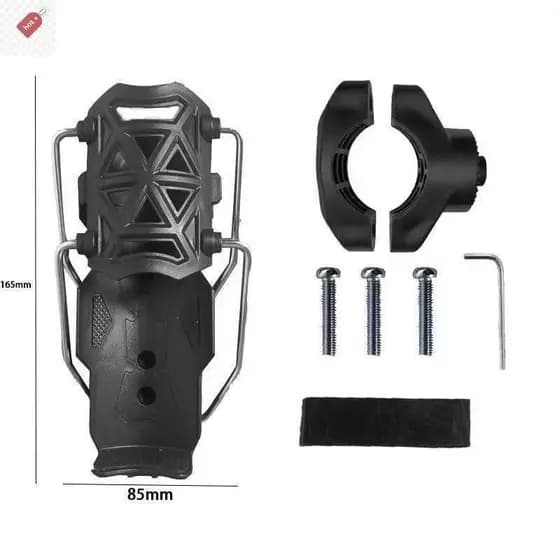 Suporte de Garrafa Ajustável em 360° – Fixação Universal para Bicicletas Elétricas e Motocicletas