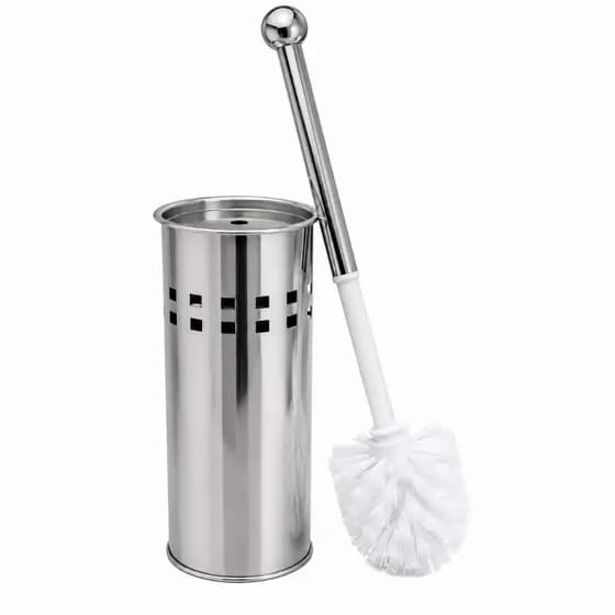 Kit Escova Sanitária com Suporte - Inox