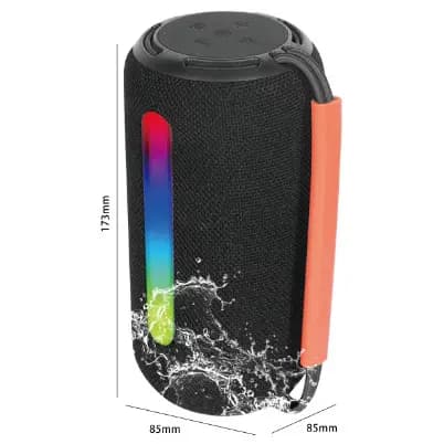 Caixa de Som LED Bluetooth Portátil TWS 50W RMS Kapbom KA-8881Y Alto-falantes à prova d'água