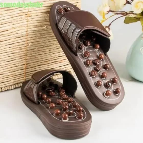 SOMEDAYZL0M Chinelos De Massagem , Sandálias De Reflexologia De Primavera De 4 Tamanhos , Sapatos Massageadores De Pés C