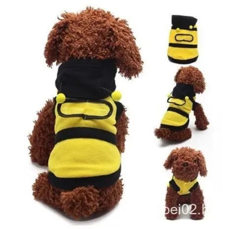 Pet Roupas Da Moda Abelha Padrão Roupa Do Cão Gato Roupas