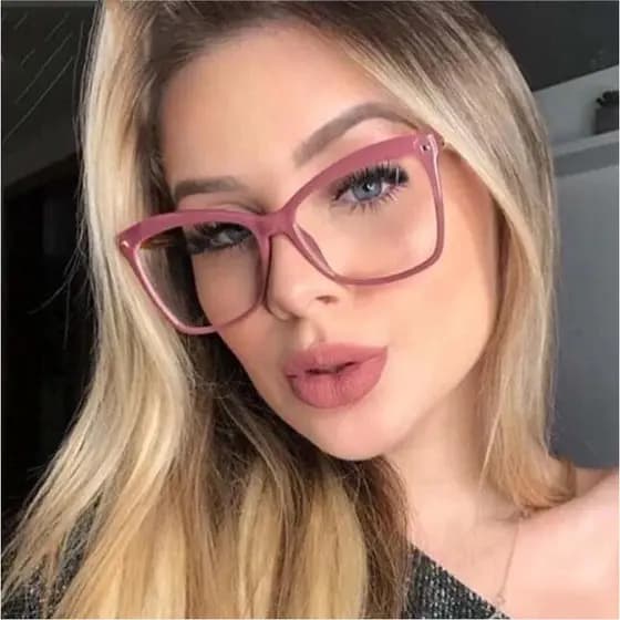 Óculos Femininos Transparentes Vintage Cat Eye Rivet Feminino 2023 De Metal De Luxo Com Moldura