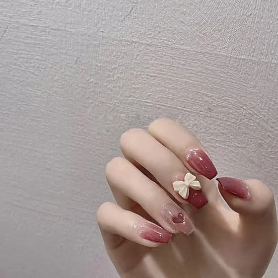 Usando unhas Manicure remendos adesivos de unhas unhas unhas falsas produtos acabados arco destacável estilo curto