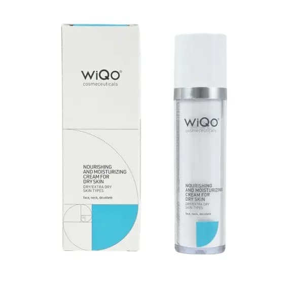 CREME FACIAL HIDRATANTE WIQO PARA PELE SECA - 50 ML